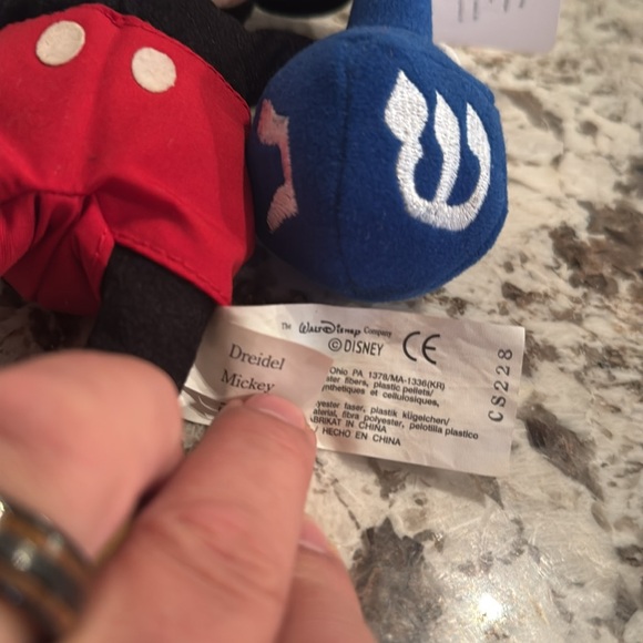 The Disney Store Mickey Mouse Hanukkah Dreidal 4 sided spinning top - Picture 4 of 4